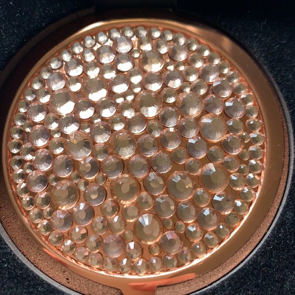 Beautiful Rose gold W Rhinestones compact travel Folding Mirror from Nor… - Picture 6 of 7